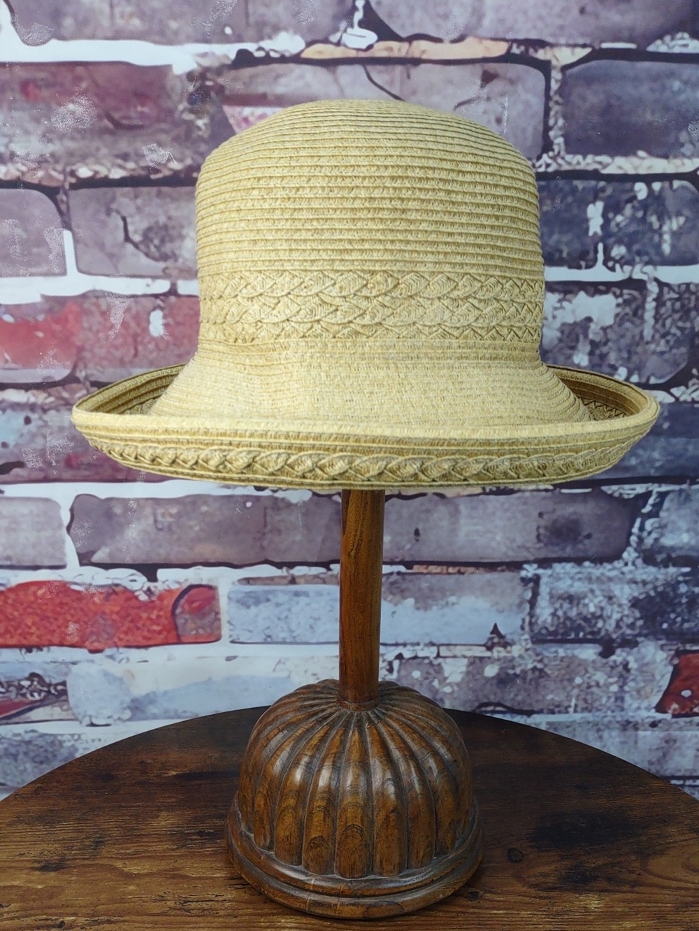 Nine West Braided Straw Sun Hat